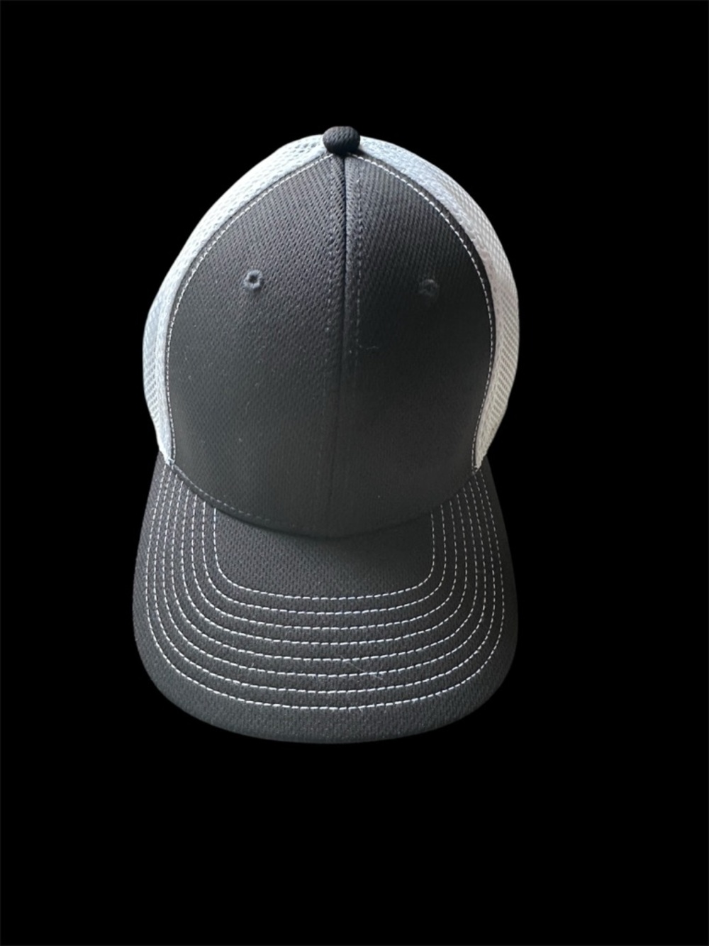 Classic Black & White Mesh Trucker Cap Color is BLACK New with tags